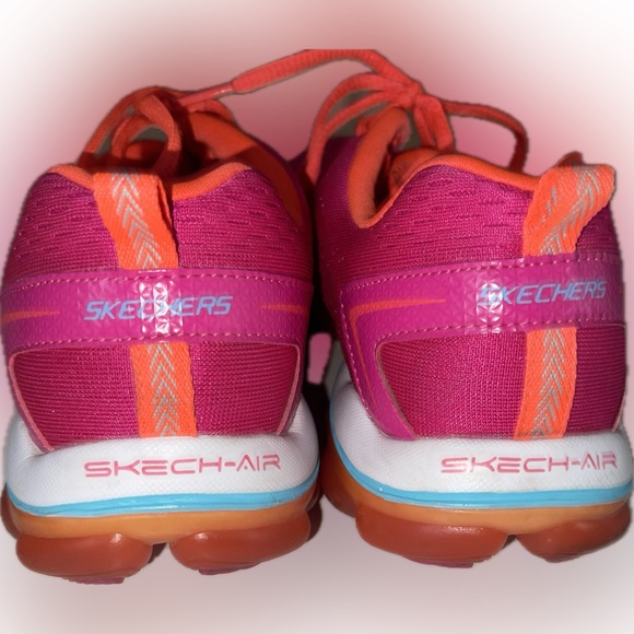 Skechers Skech air Women’s Sneakers - Size 10 - Pink and Orange - Picture 5 of 8